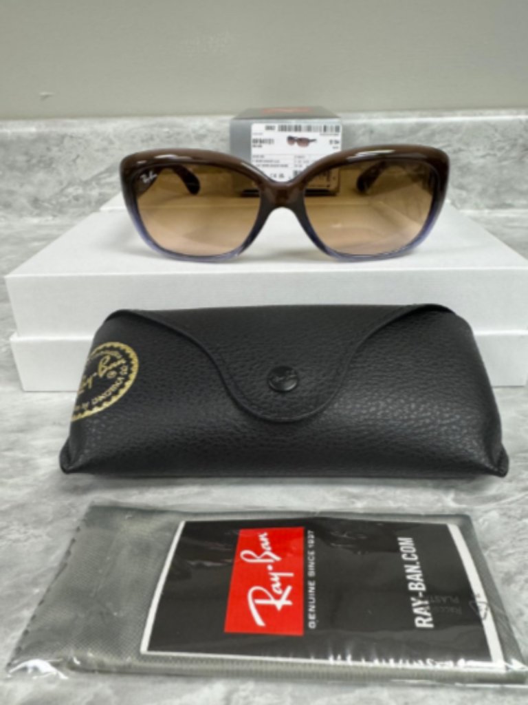 Ray Ban | New | Jackie-Ooh | 4101 860 - 51 | Gradient Brown | Purple | Brown